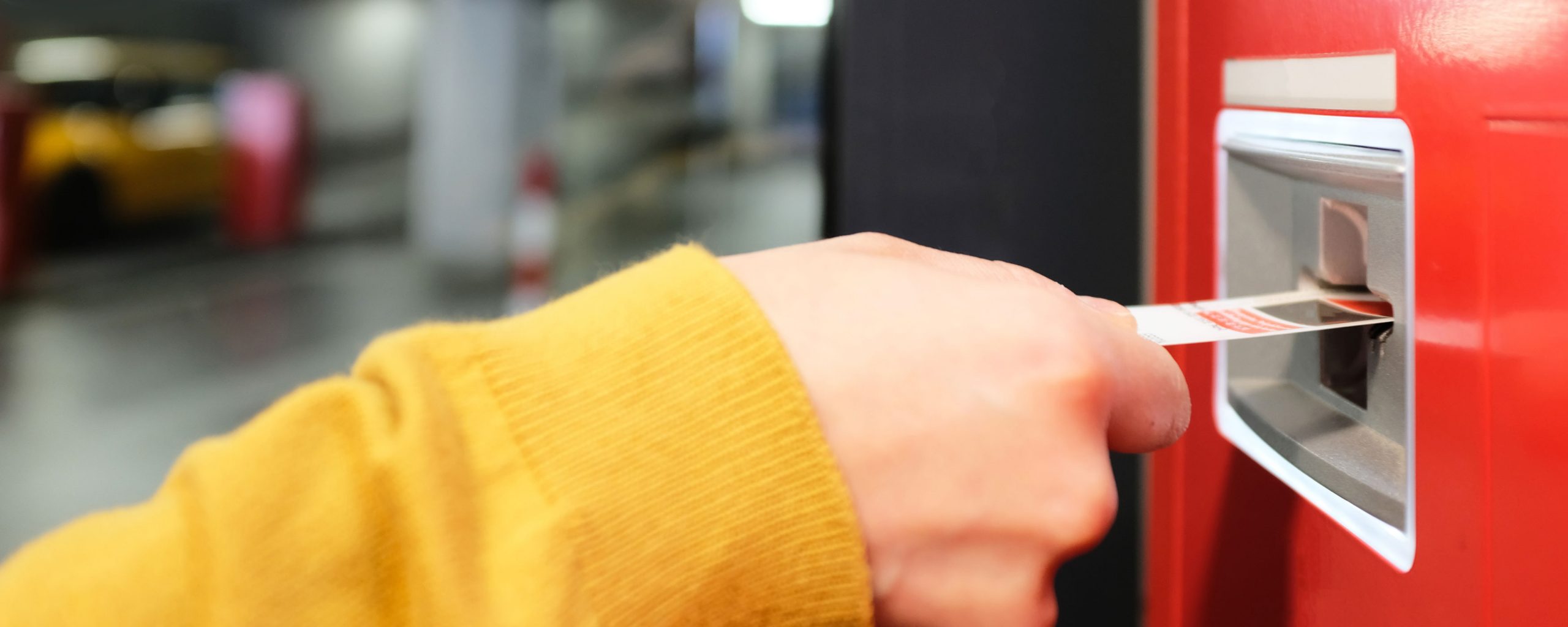 Parkticket bezahlen im Parkhaus Parkticket bezahlen im Parkhaus