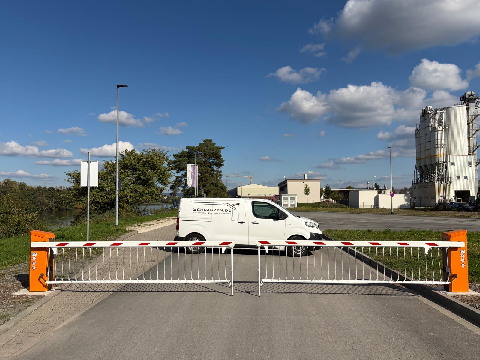 Bayerhafen Schranken geschlossen