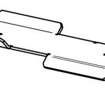 Bohrschablone für Knickbaumbefestigung mit Anleitung (Edelstahl)