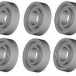 Lagerung Federtraverse oben (Satz 10 mit Kugellagern)