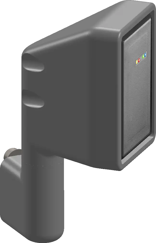 R-LOOP Ultraschallsensor mit Halter